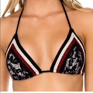 Lulu Fama bikini top NWT